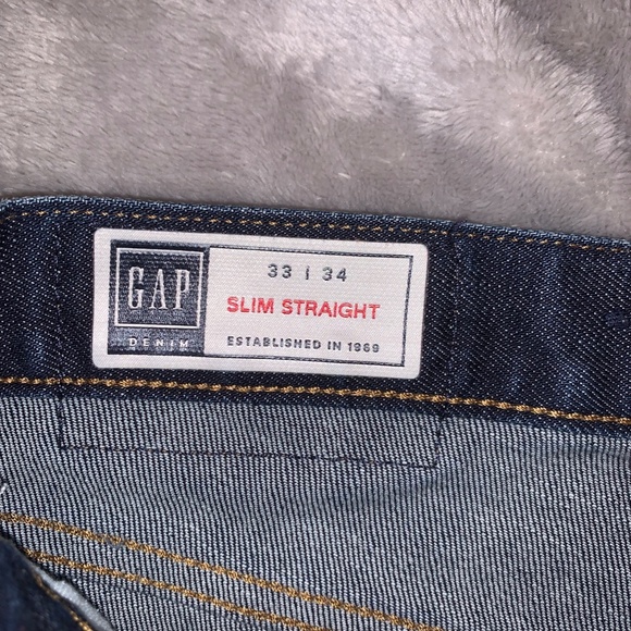 Mens Gap Slim Straight Jeans - Picture 4 of 4